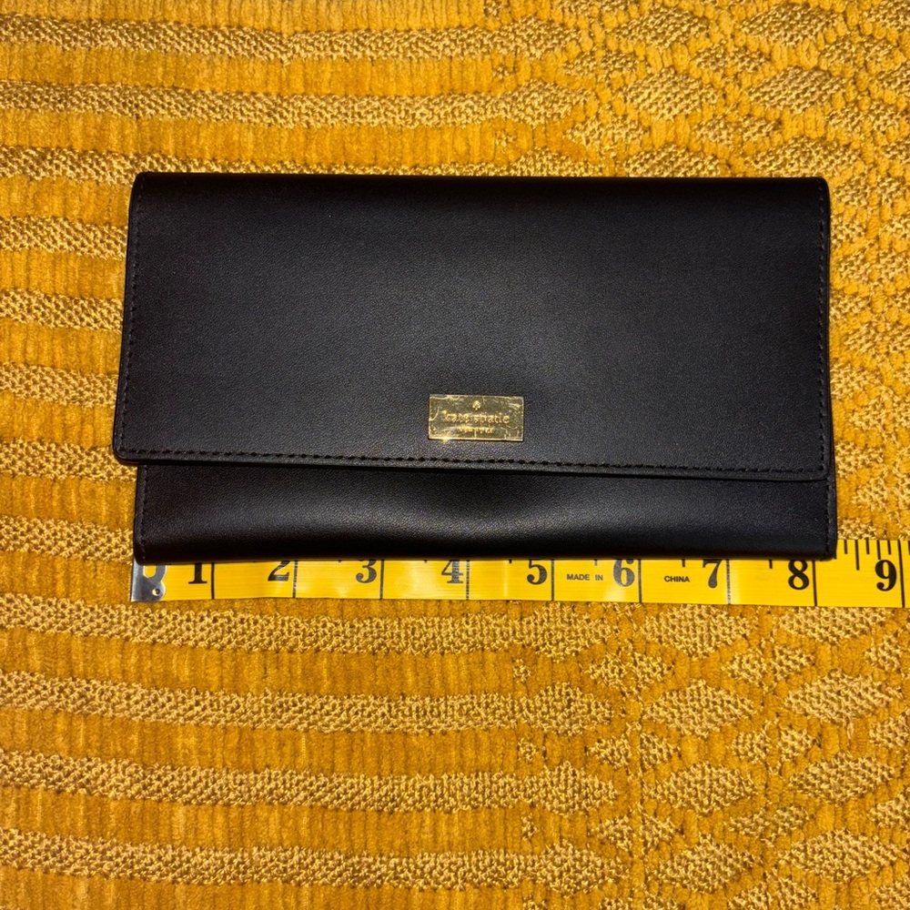 Kate Spade Black Large Wallet